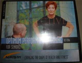 NASM Fitness Training for Seniors   OPT for Seniors   interactive CD 