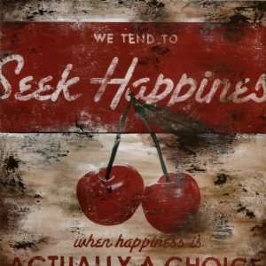  Rodney White 48W by 48H  Seek Happiness CANVAS Edge #4 