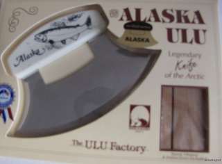 Alaska Ulu Resin Handle Inupiat Knife SALMON FISH  