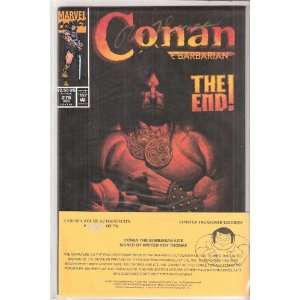  Conan the Barbarian #275 Final Issue AUTOGRAPHED Roy 
