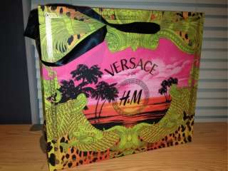 2011 VERSACE for H&M Signature Limited Edition Large Shopping Bag NEW 