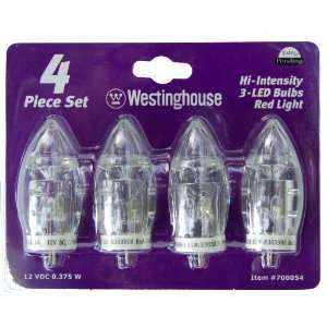    Intensity 3  LED Bulbs Red Light 12 VDC .375 W Patio, Lawn & Garden