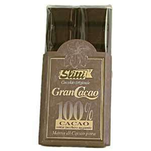 Slitti Gran Cacao Dark Chocolate 100%  Grocery & Gourmet 