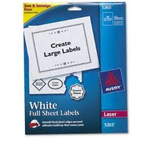  Avery Shipping Labels with TrueBlock Technology AVE5265 