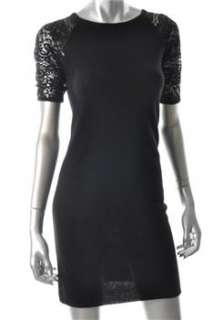 Aqua Cashmere NEW Black Versatile Dress Sale S  