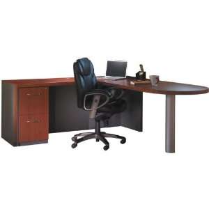  Mayline Office Furniture 72 x 84 L Shaped Peninsula Desk 