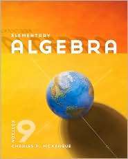   Algebra, (0840064217), Charles P. McKeague, Textbooks   