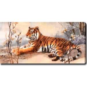  Tiger Wild Style Giclee Canvas Oil Brush Art