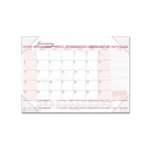   Awareness Compact Desk Pad Calendar   Pink   HOD1466