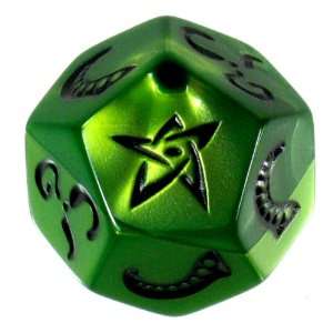  Cthulhu Dice with Green Die with Black Toys & Games