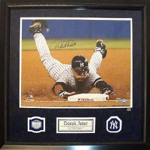 Steiner Sports New York Yankees Derek Jeter Autographed Framed Dirt 
