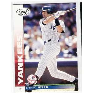  2002 Leaf #129 Derek Jeter Yankees