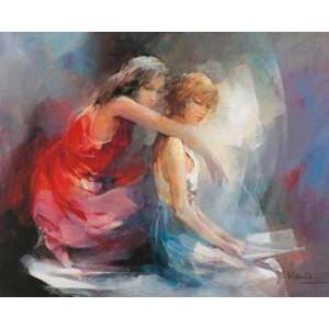  Two Girl Friends Ii   Poster by Willem Haenraets (31.5 x 