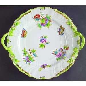   Border) Handled Chop Plate, Fine China Dinnerware