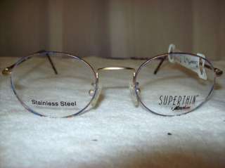 Superthin by Marchon Eyeglasses frames Glasses Blue  