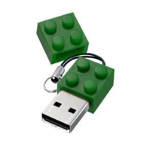  Building Block 2GB USB Flash Drive   Green