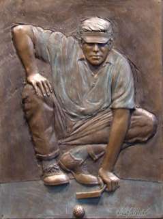 Bill Mack Concentration Signed & Numbered Relief Sculpture, Man 