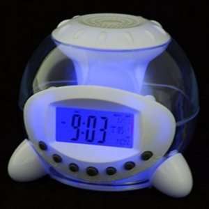  Funny LCD Digital Thermometer Alarm Clock Natural Sound 7 