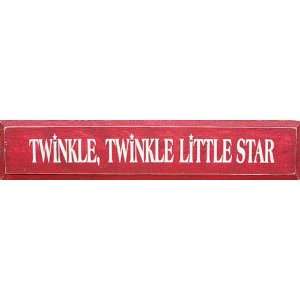  Twinkle Twinkle Little Star Wooden Sign