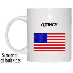  US Flag   Quincy, Massachusetts (MA) Mug 