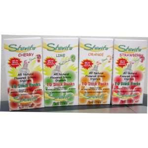 Stevita Fruit Stick Drink Mix, All Four Flavors  Grocery 