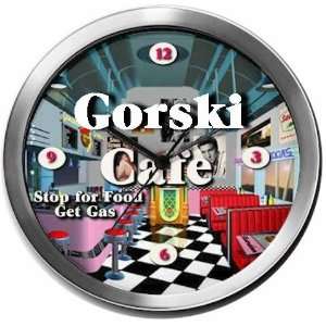  GORSKI 14 Inch Cafe Metal Clock Quartz Movement Kitchen 