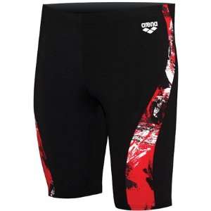  Arena Waternity Youth Berber Jammer 54 BLACK/RED 22 (YOUTH) Sports