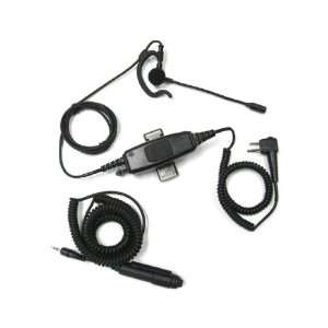 Astra B41 Single Wire Earhook Boom Microphone System   Motorola Radios 