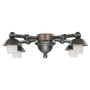  Four Light B8 Fitter with Nord Socket in Oil Rubbed Bronze 