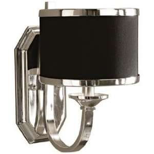  Uttermost Tuxedo Collection Silver 11 1/2 High Sconce 