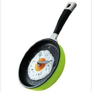  Frying Fry Pan Egg Omelet Modern Design Wall Clock Home 