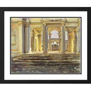 Sargent, John Singer 23x20 Framed and Double Matted Villa Papa Giulla 