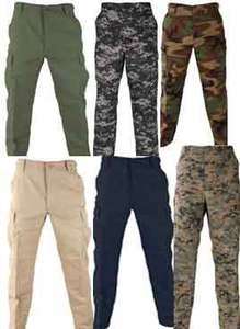   TACTICAL TWILL BDU PANTS POLICE & MILITARY CLOTHING NEW NWT  