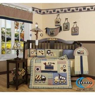 Boutique Brand New GEENNY Baby Boy Constructor 13PCS CRIB BEDDING SET