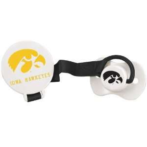  Iowa Hawkeyes Pacifier with Clip