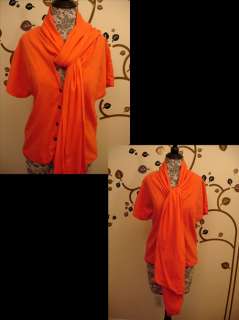 NEW Two In One Candy Shirt & Scarf By Pepojelly One Size S/M  