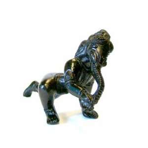  Baby Ganesh Crawling   5 Bronze Statue From India Health 