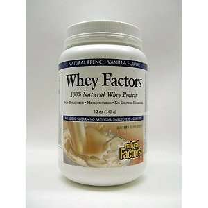  Natural Factors Whey Factors Powder Mix Vanilla 12 oz 