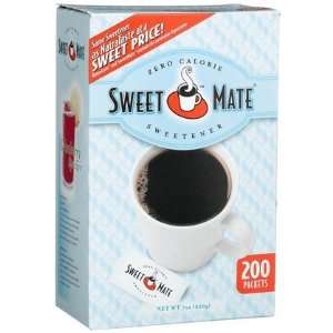 NutraSweet Sweet Mate Zero Calorie Sweetener Packets, 200 ct, 6 pk