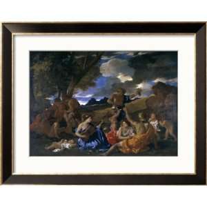  Andrians, Known As the Great Bacchanal with Woman Framed 