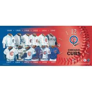  Chicago Cubs Evolution Clock