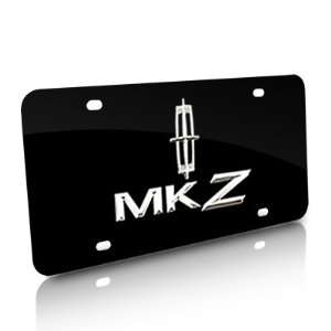 Lincoln MKZ Black Steel License Plate