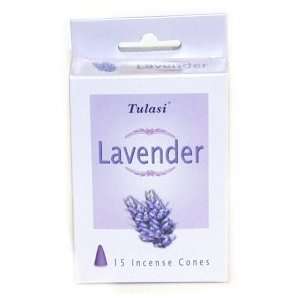  Lavender ~ 15 Cones ~ Tulasi Incense