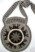 Peruvian Purse Hand Knit Crochet Artisan Made Handbag.  