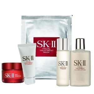 SK II Facial Treatment Essence 30ml + SK II Skin Signature 15g + SK 