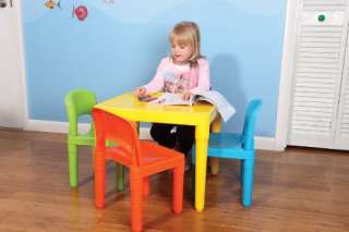 Tot Tutors Kids Table and 4 Chair Set Plastic NEW  