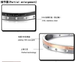 JCB29 316L Stainless Steel be ture to ones world Engraved Charming 