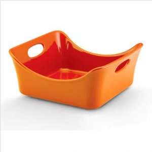   Bubble and Brown Bakeware Square Baker in Orange 