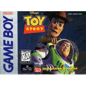 com Toy Story GB Instruction Booklet (Game Boy Manual Only   NO GAME 