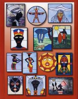 Tribal Art in Stained Glass Pattern Book   Thompson  